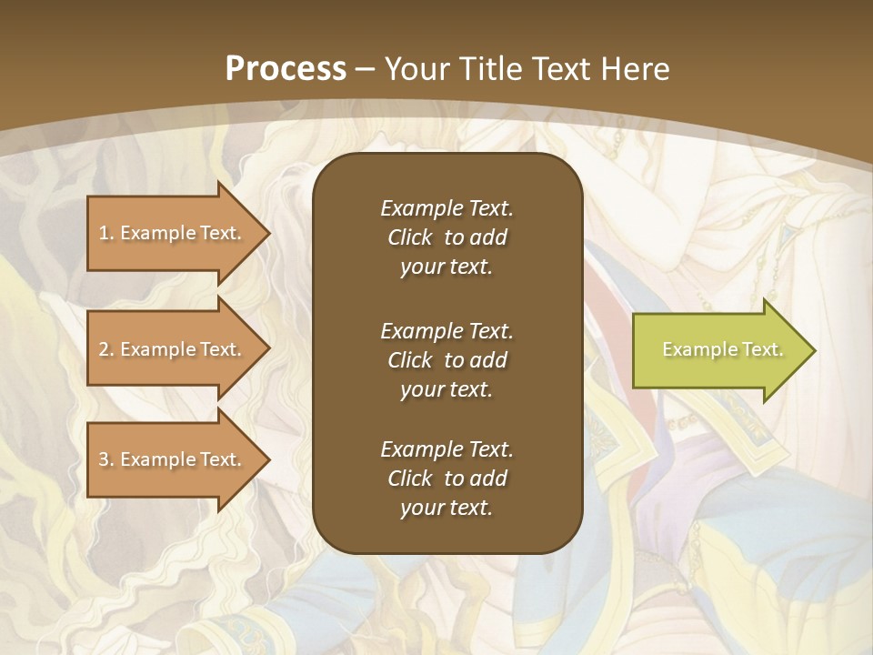 A Picture Of A Woman With Blonde Hair PowerPoint Template