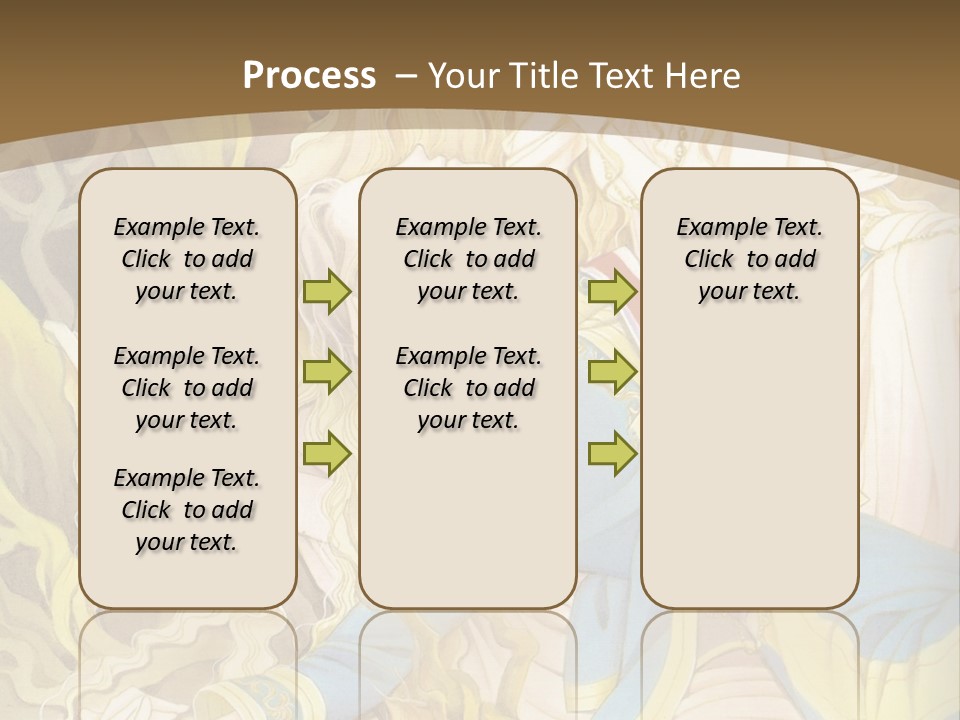 A Picture Of A Woman With Blonde Hair PowerPoint Template