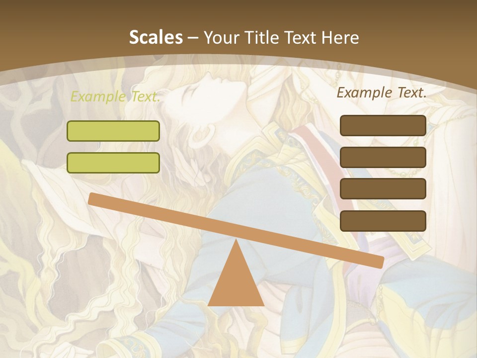 A Picture Of A Woman With Blonde Hair PowerPoint Template