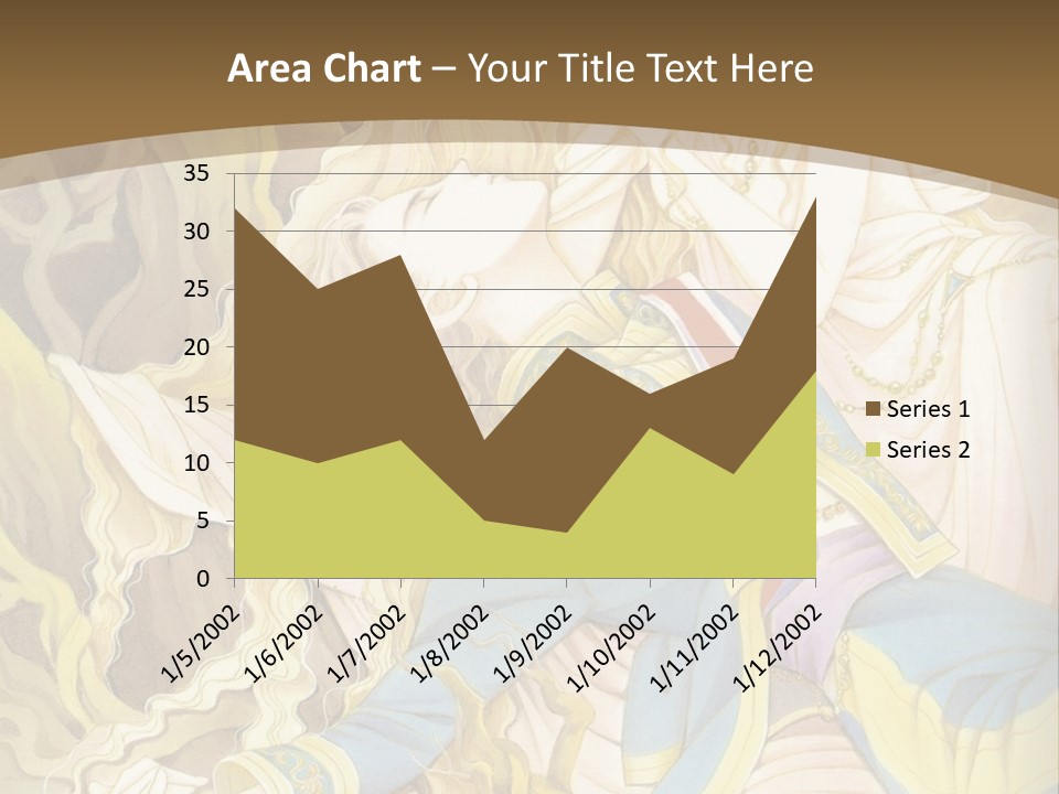 A Picture Of A Woman With Blonde Hair PowerPoint Template