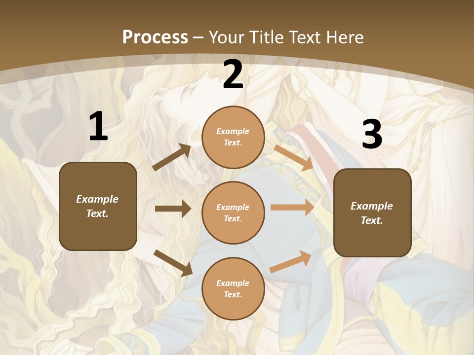 A Picture Of A Woman With Blonde Hair PowerPoint Template