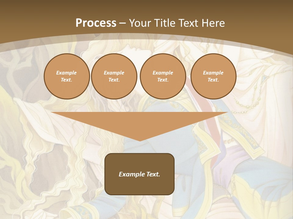 A Picture Of A Woman With Blonde Hair PowerPoint Template