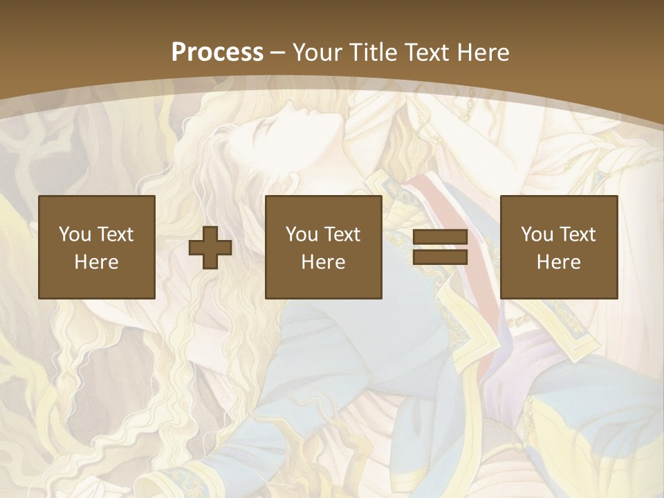 A Picture Of A Woman With Blonde Hair PowerPoint Template