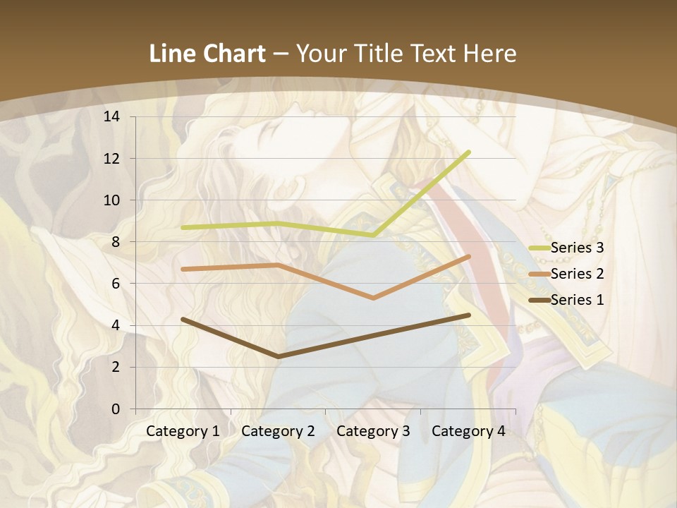 A Picture Of A Woman With Blonde Hair PowerPoint Template