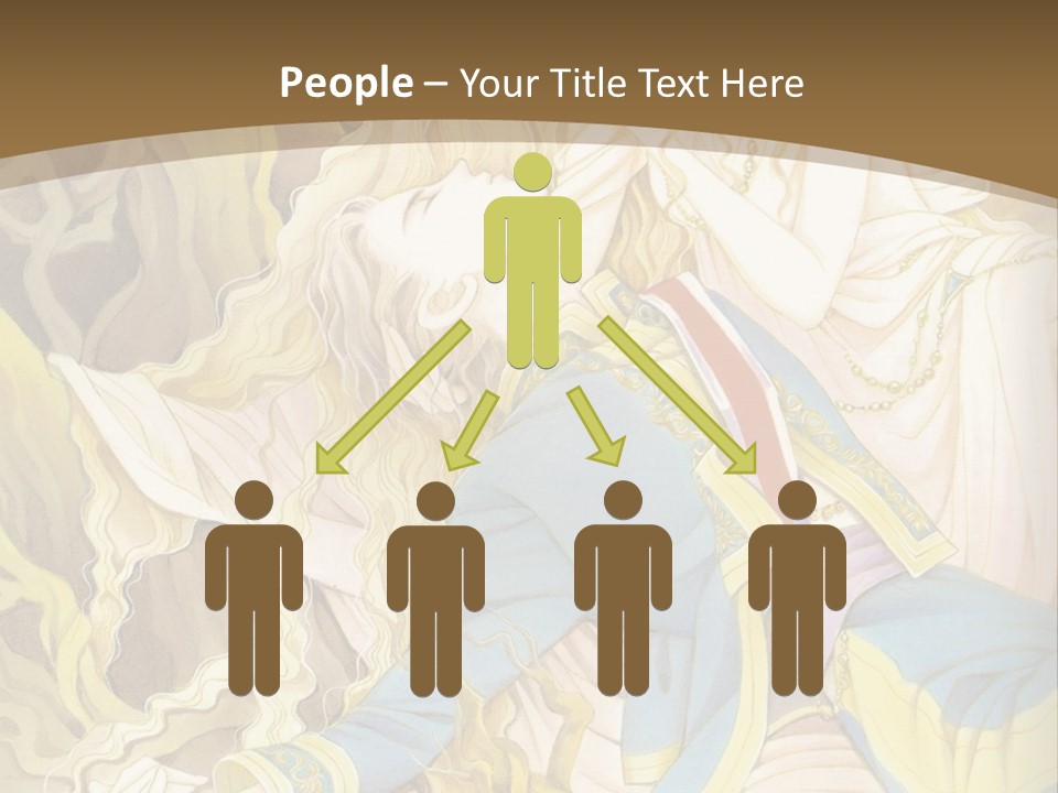 A Picture Of A Woman With Blonde Hair PowerPoint Template