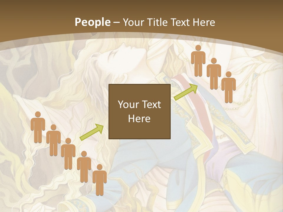 A Picture Of A Woman With Blonde Hair PowerPoint Template