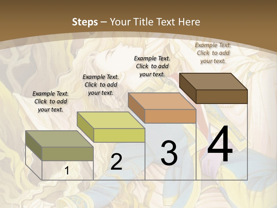 A Picture Of A Woman With Blonde Hair PowerPoint Template