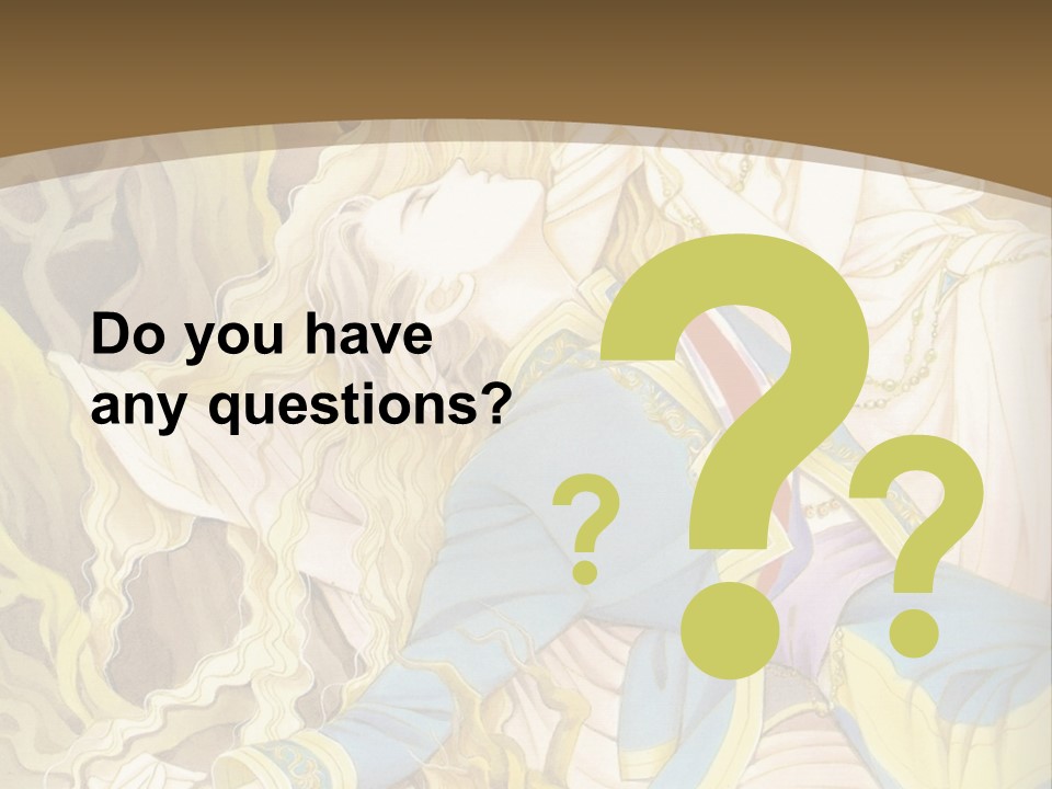 A Picture Of A Woman With Blonde Hair PowerPoint Template