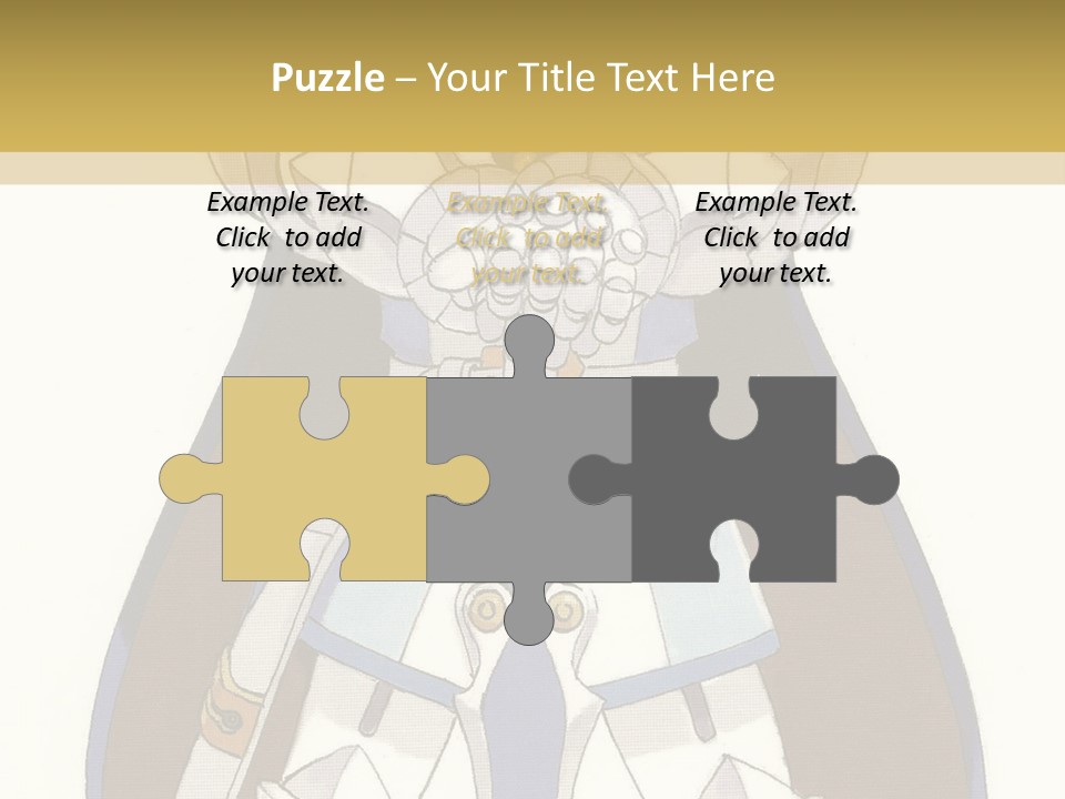 An Anime Character With Blonde Hair And Blue Eyes PowerPoint Template