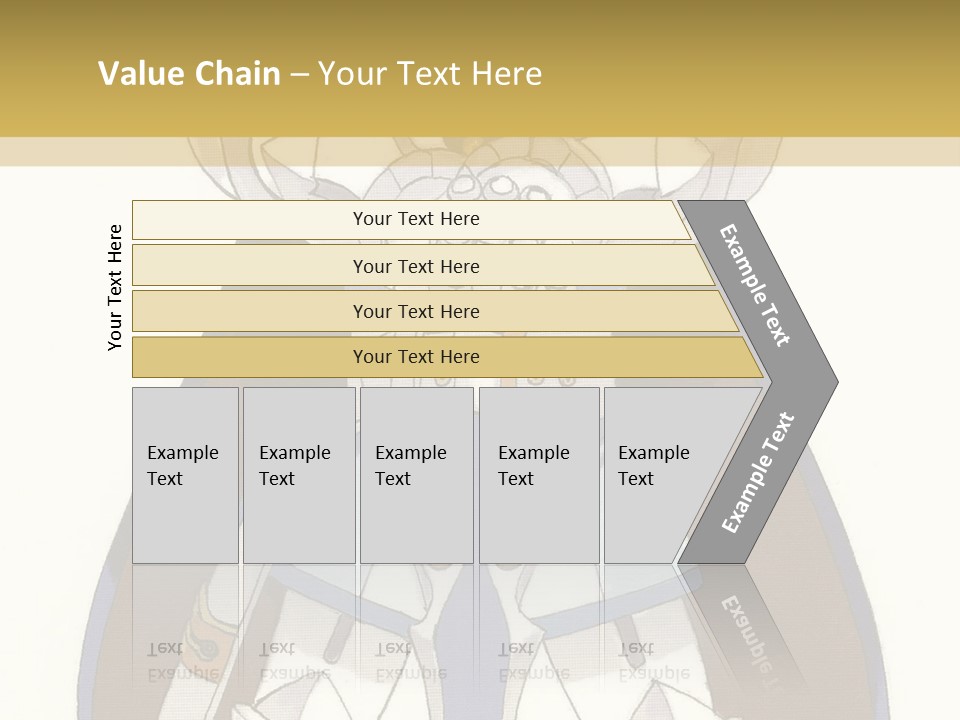 An Anime Character With Blonde Hair And Blue Eyes PowerPoint Template