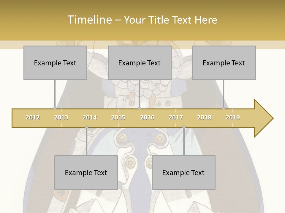 An Anime Character With Blonde Hair And Blue Eyes PowerPoint Template