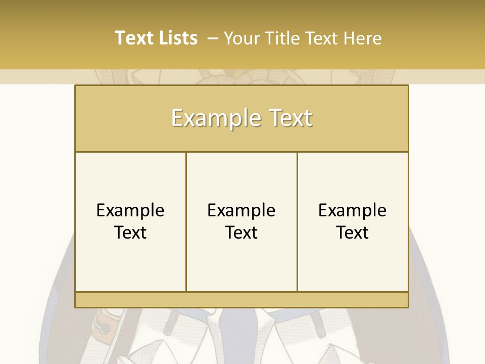 An Anime Character With Blonde Hair And Blue Eyes PowerPoint Template