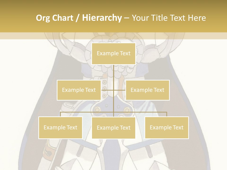 An Anime Character With Blonde Hair And Blue Eyes PowerPoint Template