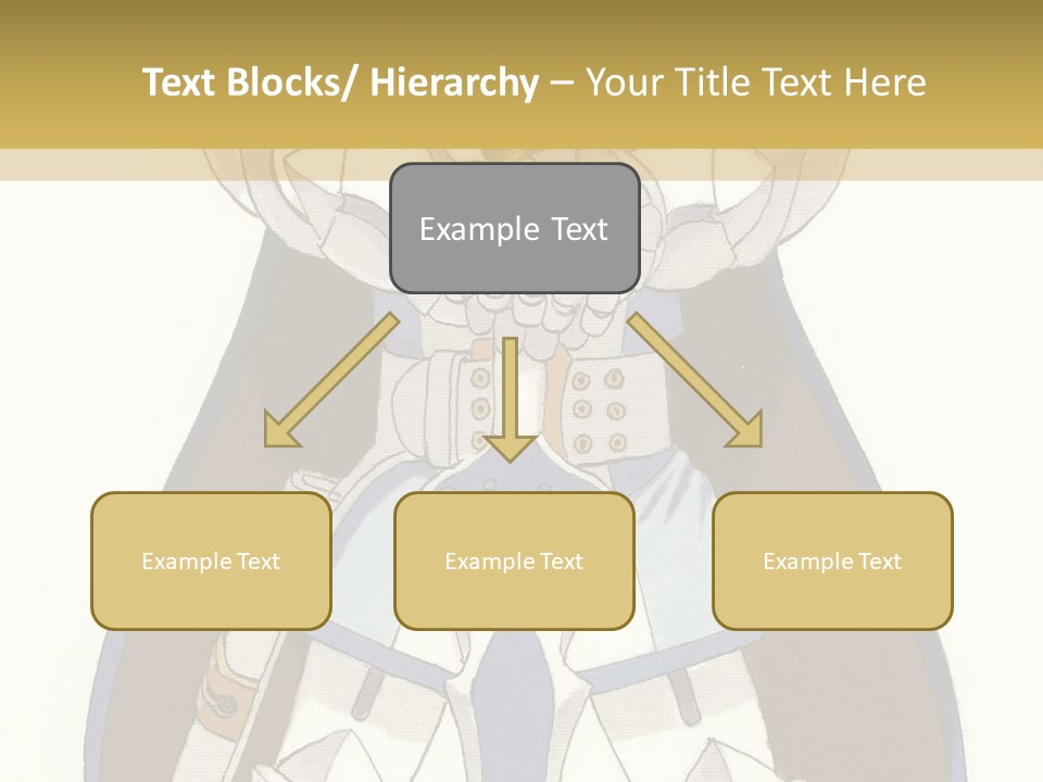 An Anime Character With Blonde Hair And Blue Eyes PowerPoint Template