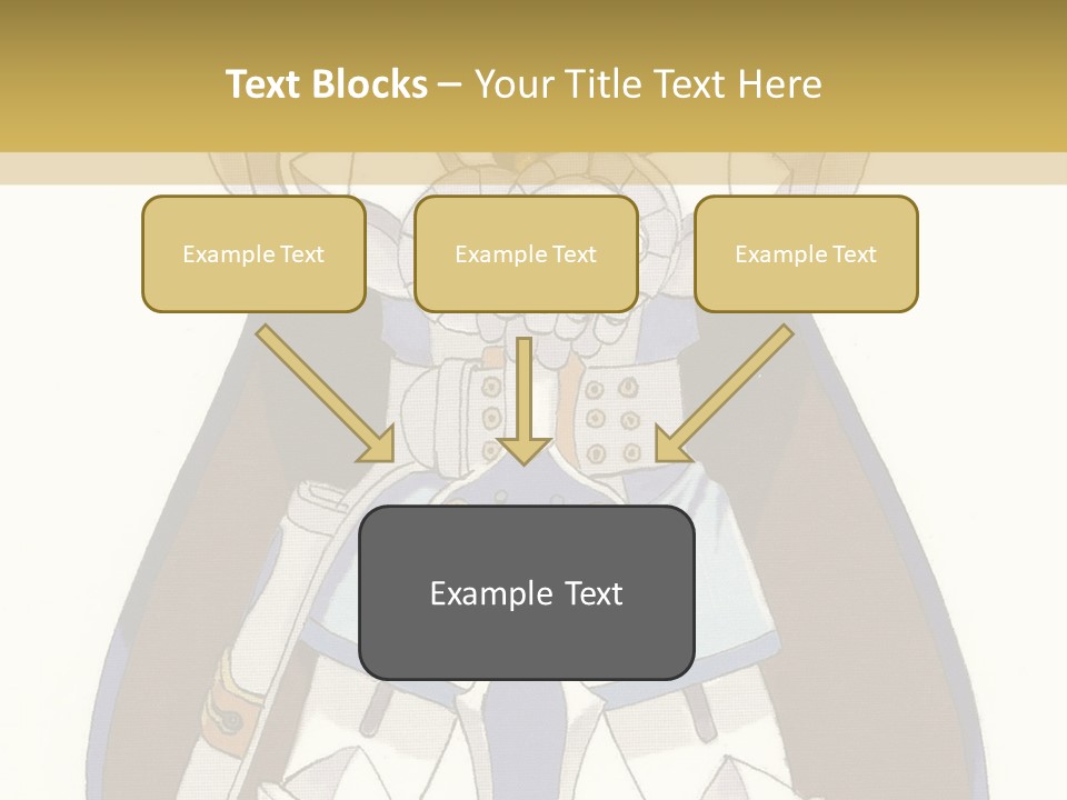 An Anime Character With Blonde Hair And Blue Eyes PowerPoint Template