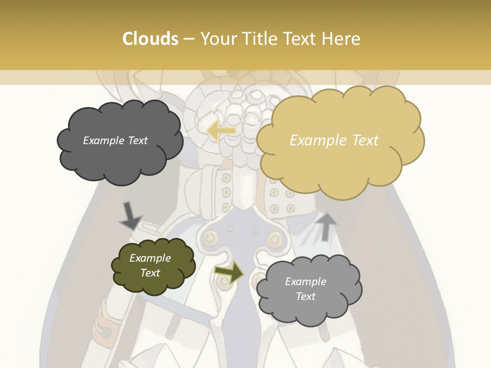 An Anime Character With Blonde Hair And Blue Eyes PowerPoint Template