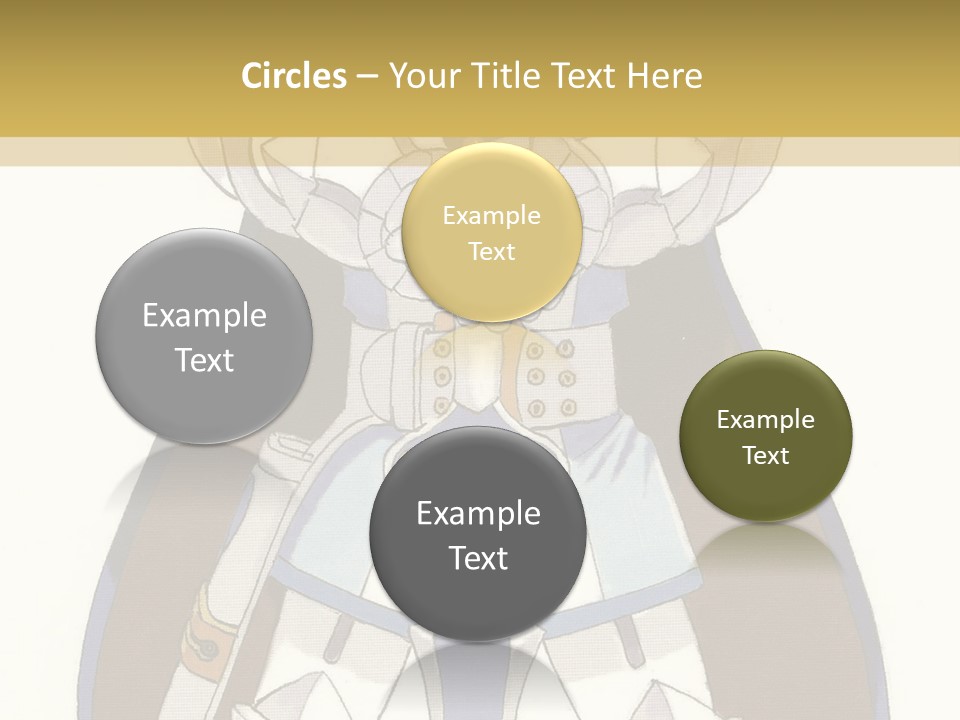 An Anime Character With Blonde Hair And Blue Eyes PowerPoint Template