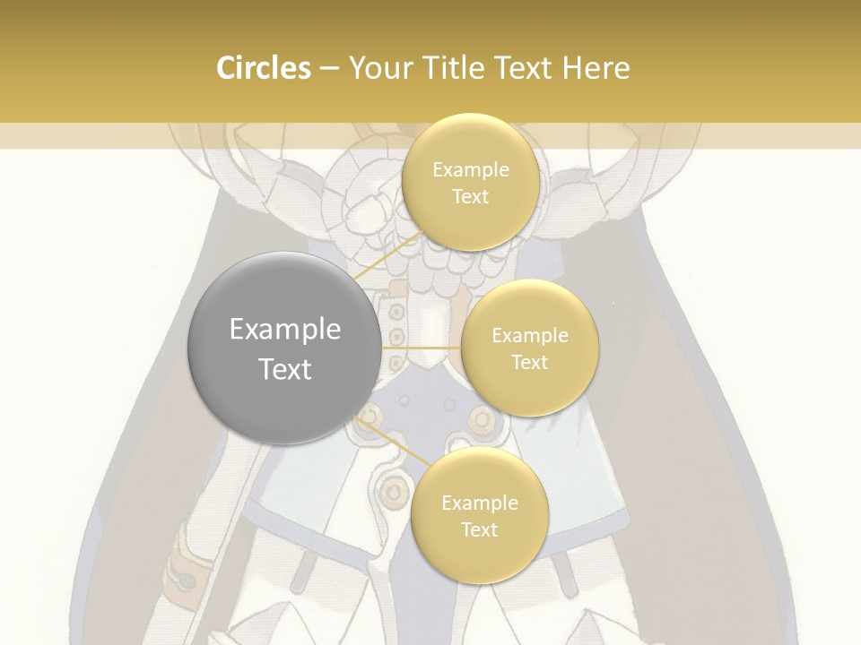 An Anime Character With Blonde Hair And Blue Eyes PowerPoint Template