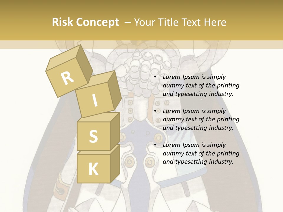 An Anime Character With Blonde Hair And Blue Eyes PowerPoint Template