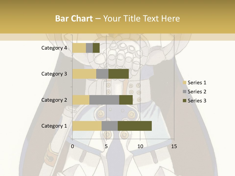 An Anime Character With Blonde Hair And Blue Eyes PowerPoint Template