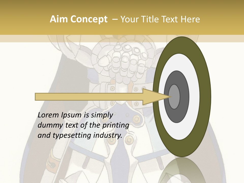 An Anime Character With Blonde Hair And Blue Eyes PowerPoint Template