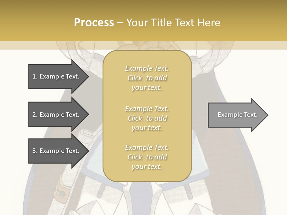 An Anime Character With Blonde Hair And Blue Eyes PowerPoint Template