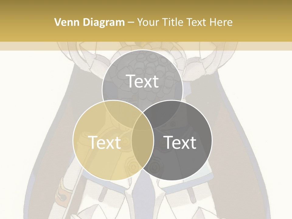 An Anime Character With Blonde Hair And Blue Eyes PowerPoint Template