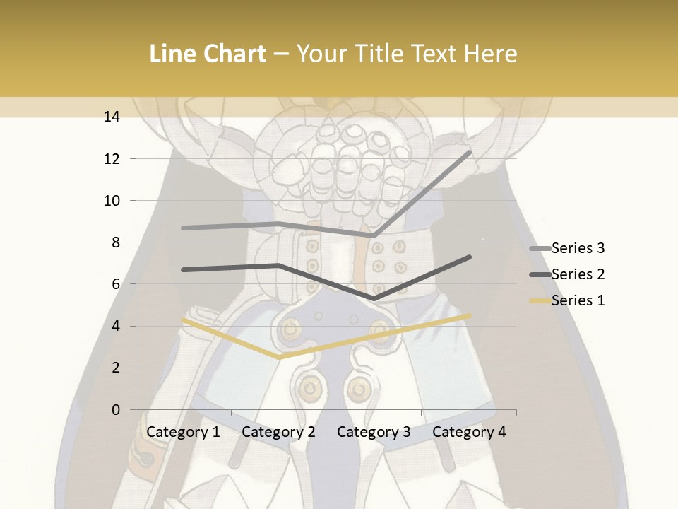 An Anime Character With Blonde Hair And Blue Eyes PowerPoint Template