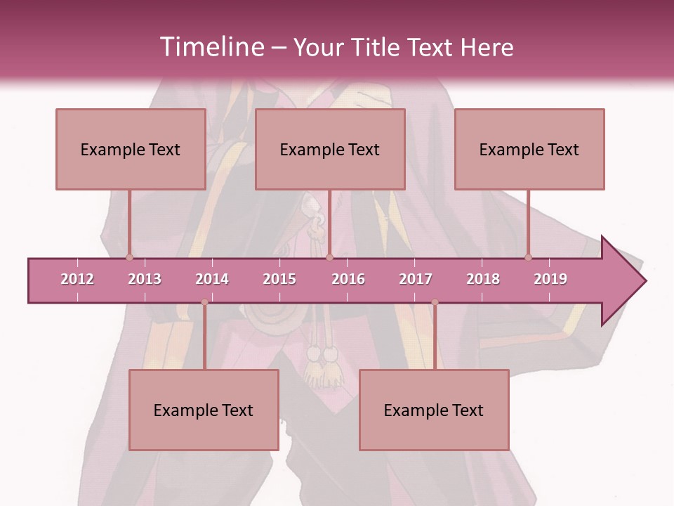 A Man In A Purple Outfit With A Pink Background PowerPoint Template