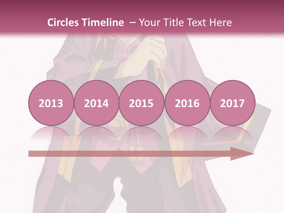 A Man In A Purple Outfit With A Pink Background PowerPoint Template