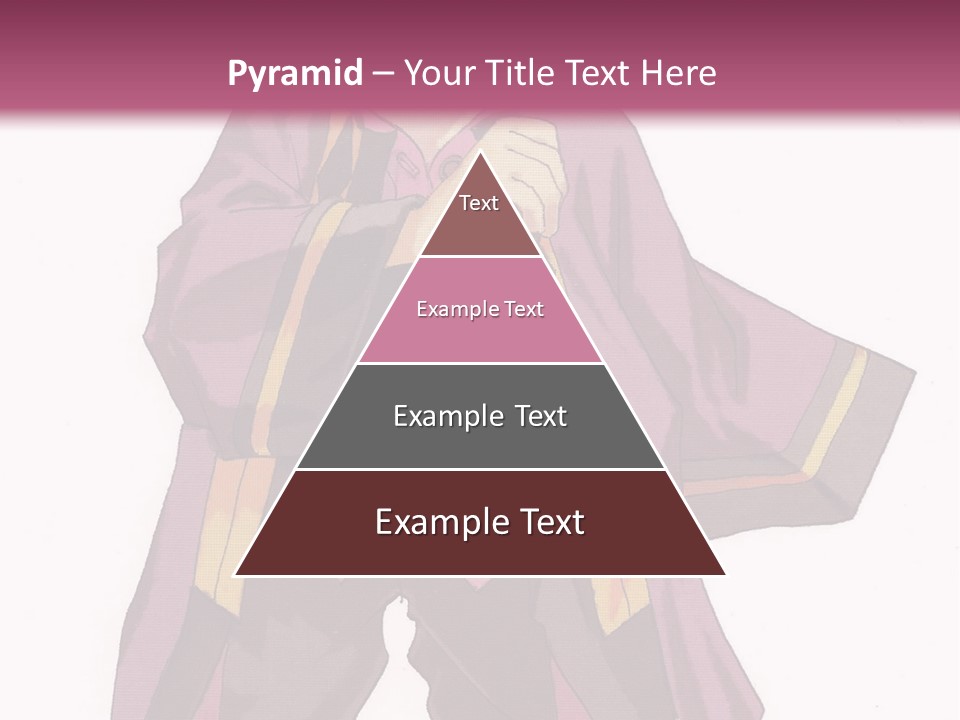 A Man In A Purple Outfit With A Pink Background PowerPoint Template