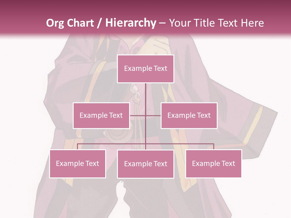 A Man In A Purple Outfit With A Pink Background PowerPoint Template