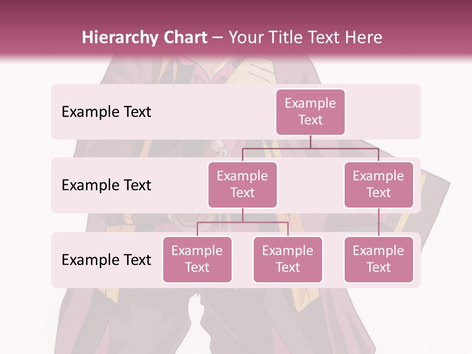 A Man In A Purple Outfit With A Pink Background PowerPoint Template