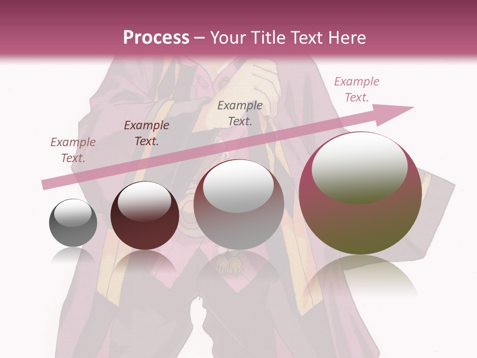 A Man In A Purple Outfit With A Pink Background PowerPoint Template