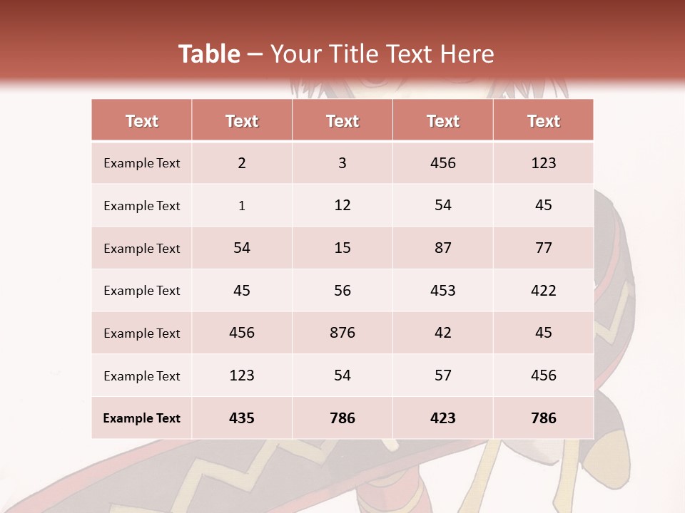 An Anime Character Is Holding A Sword In Her Hand PowerPoint Template