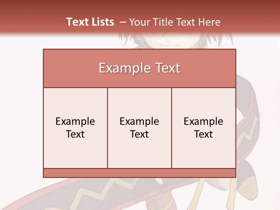 An Anime Character Is Holding A Sword In Her Hand PowerPoint Template