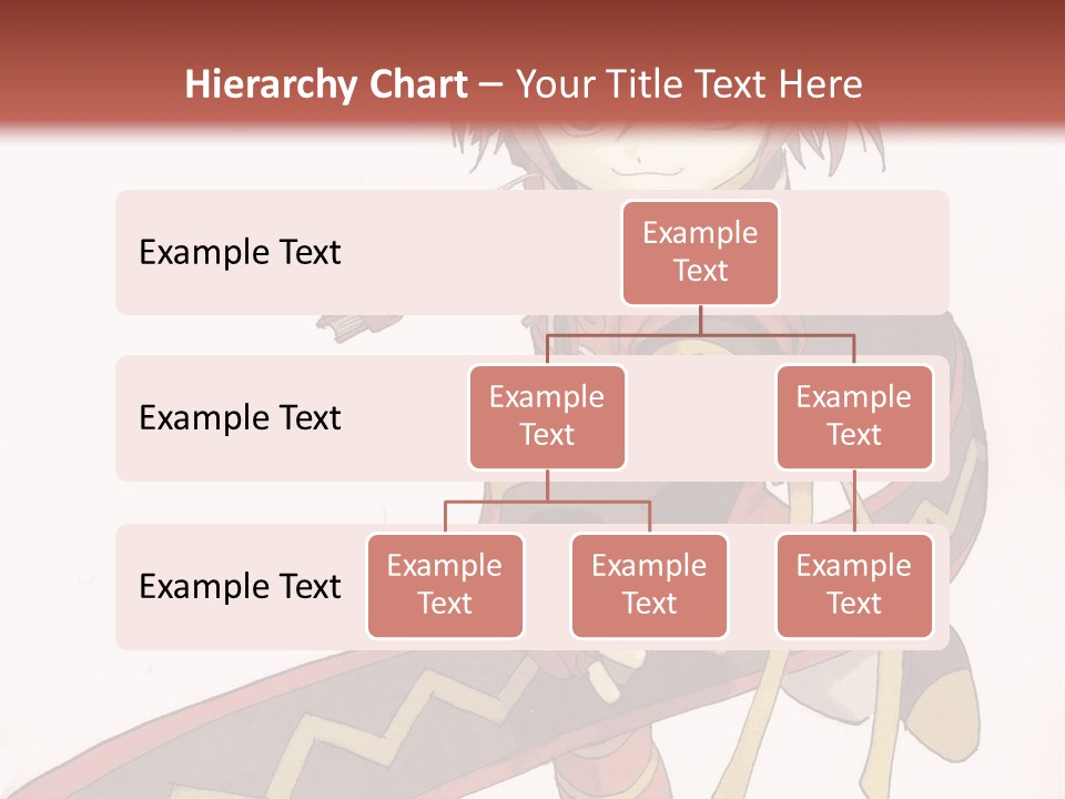 An Anime Character Is Holding A Sword In Her Hand PowerPoint Template
