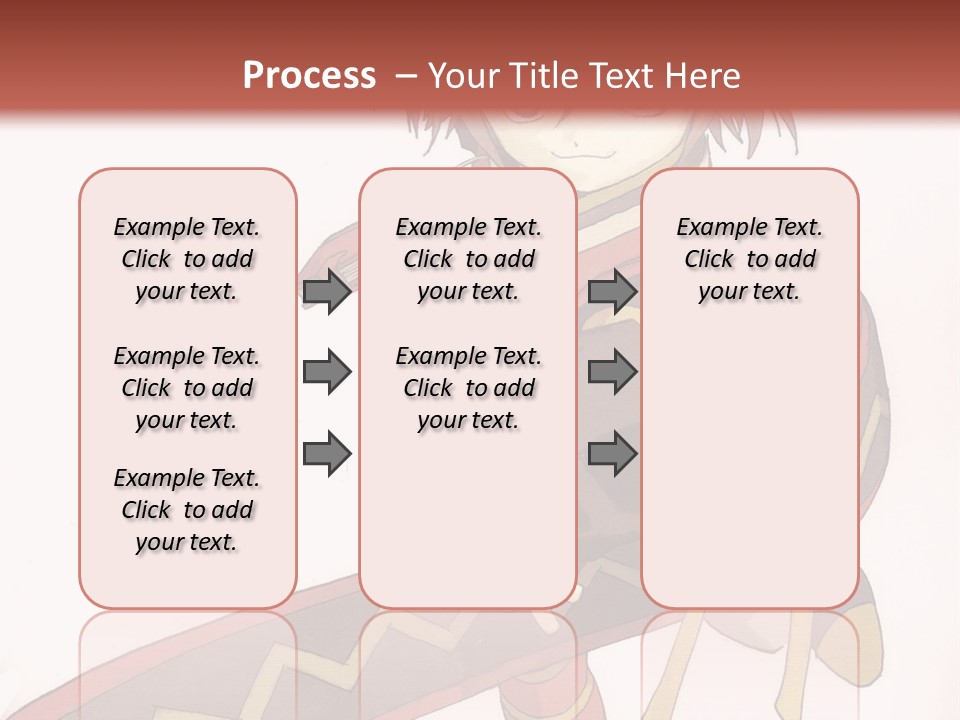 An Anime Character Is Holding A Sword In Her Hand PowerPoint Template