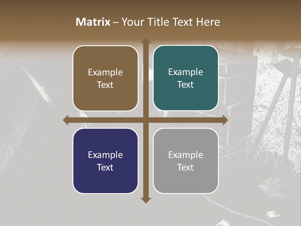 A Black And White Picture Of A Man In A Room PowerPoint Template