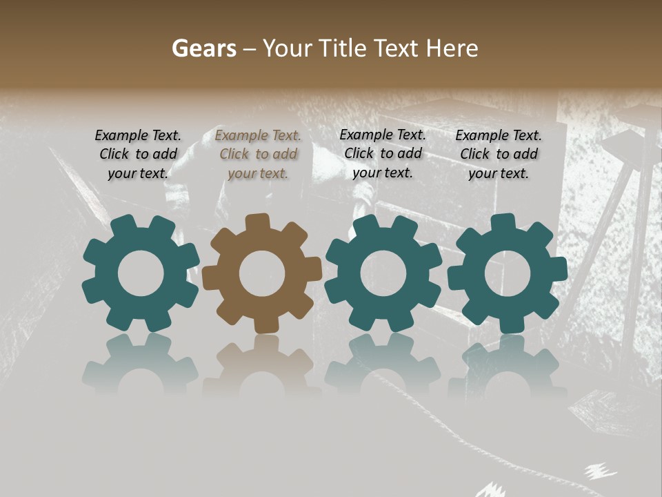 A Black And White Picture Of A Man In A Room PowerPoint Template