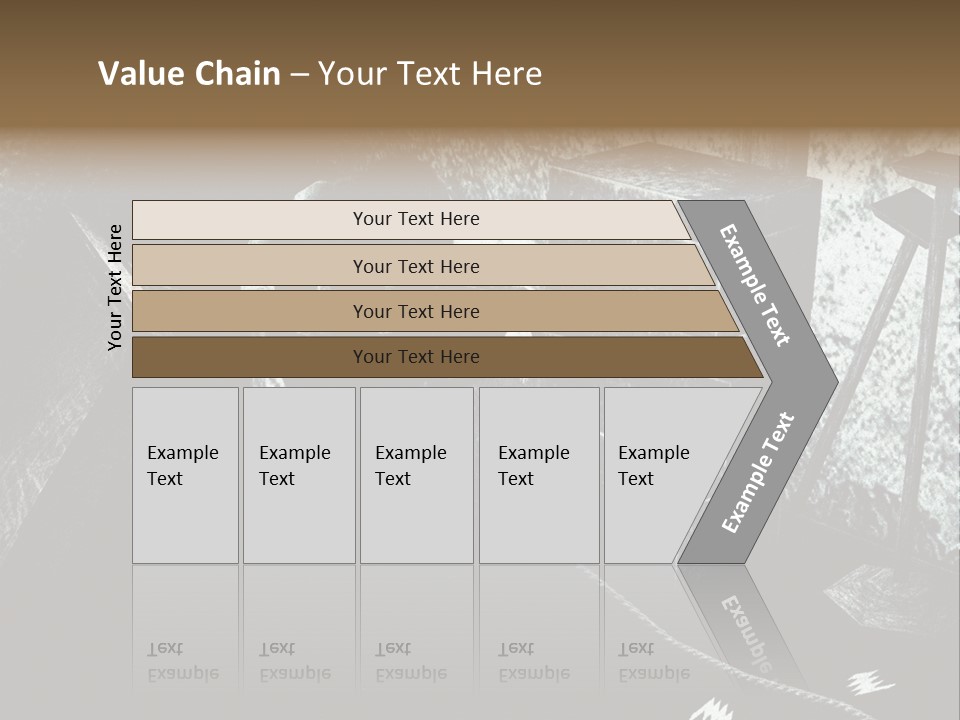 A Black And White Picture Of A Man In A Room PowerPoint Template