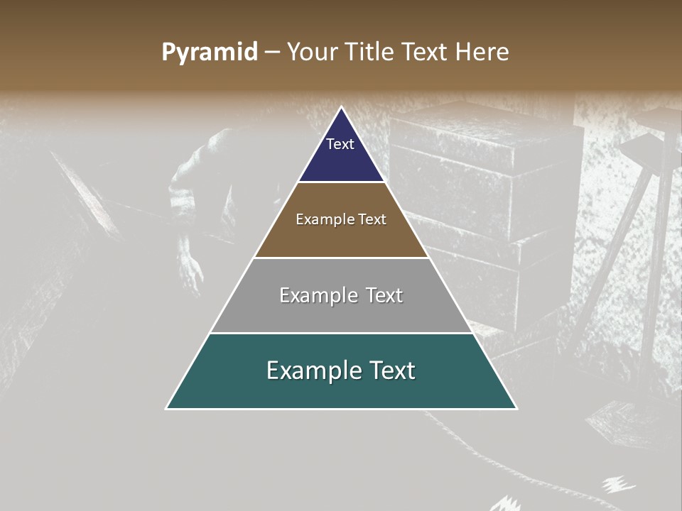 A Black And White Picture Of A Man In A Room PowerPoint Template