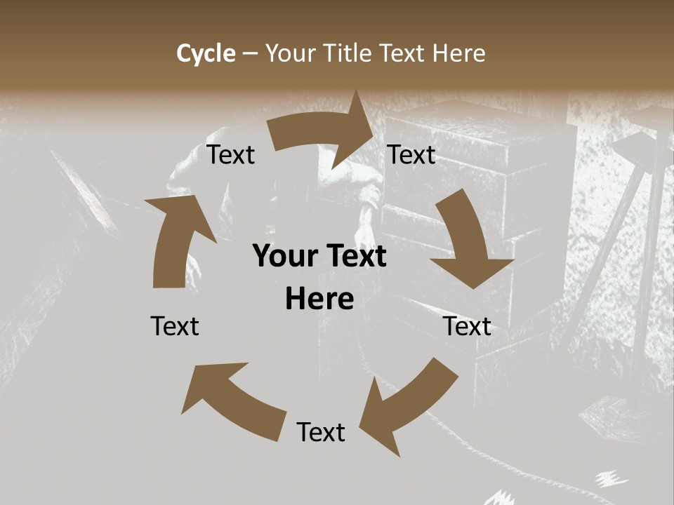 A Black And White Picture Of A Man In A Room PowerPoint Template