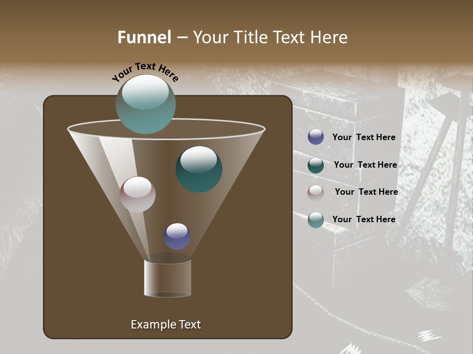 A Black And White Picture Of A Man In A Room PowerPoint Template