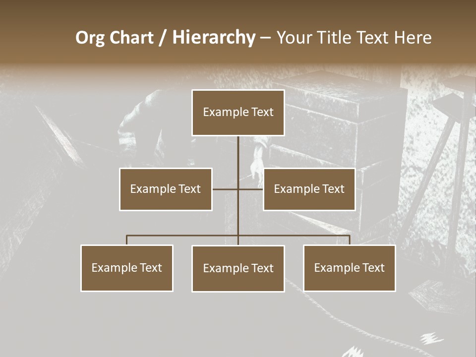 A Black And White Picture Of A Man In A Room PowerPoint Template