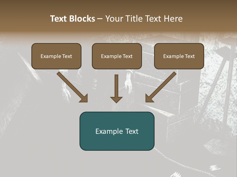A Black And White Picture Of A Man In A Room PowerPoint Template