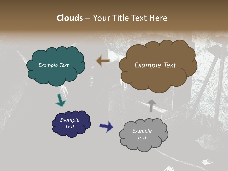 A Black And White Picture Of A Man In A Room PowerPoint Template