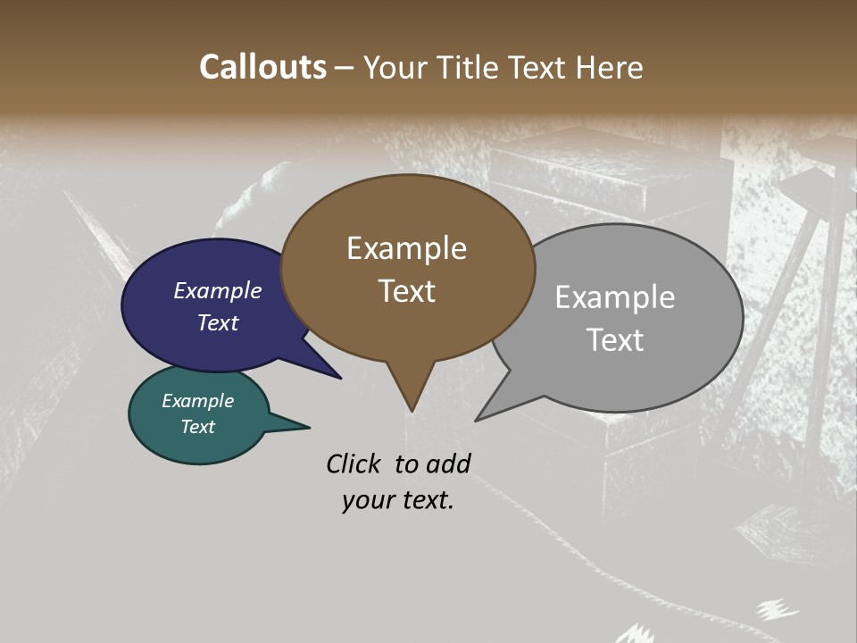 A Black And White Picture Of A Man In A Room PowerPoint Template