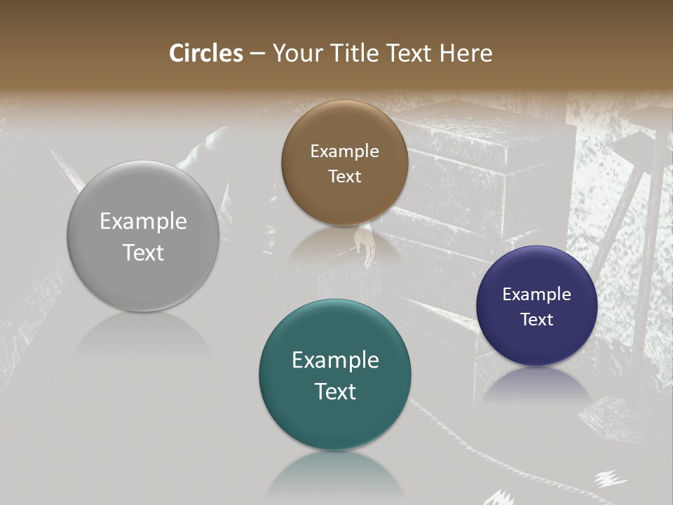 A Black And White Picture Of A Man In A Room PowerPoint Template