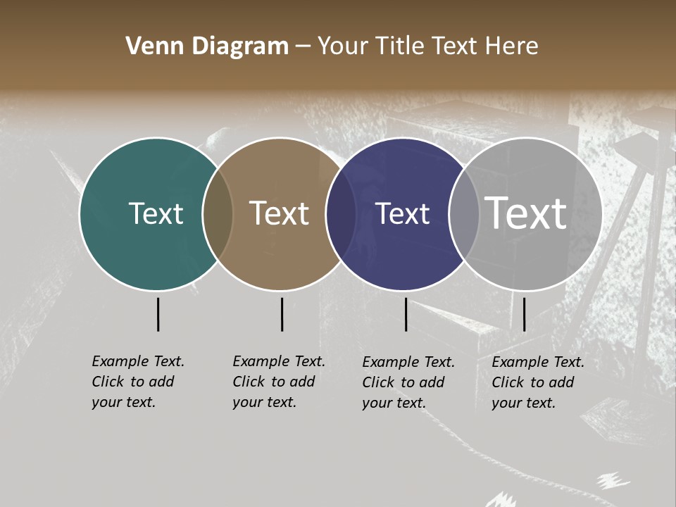 A Black And White Picture Of A Man In A Room PowerPoint Template